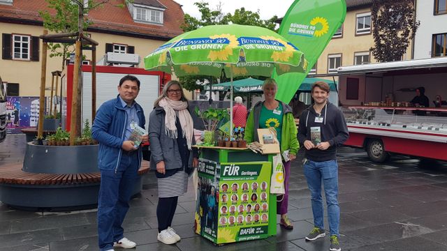 Marktstand - mit Brezeln