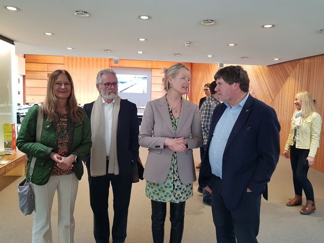 Umweltministerin Thekla Walker in Gerlingen