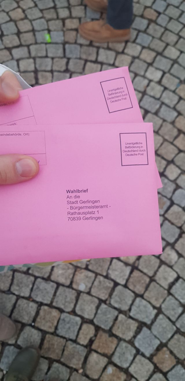 Jetzt Briefwahl nutzen