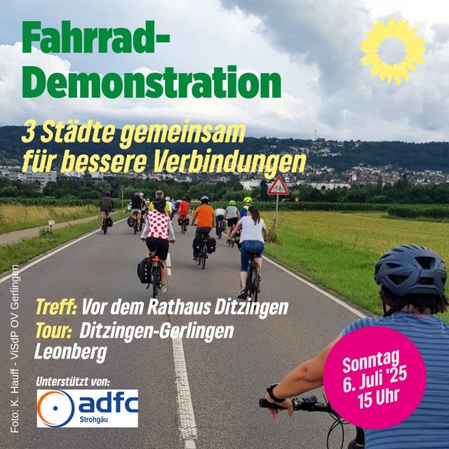 Fahrrad-Demonstration
