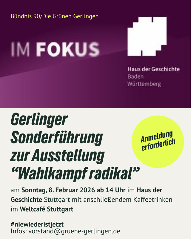 Wahlkampf radikal