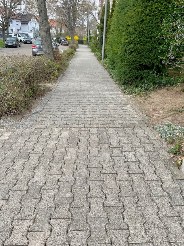 Hindernisarme Gehwege