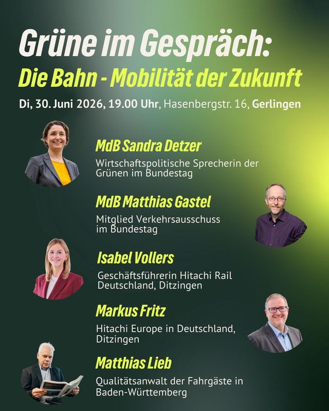Grüne im Gespräch - Bahn