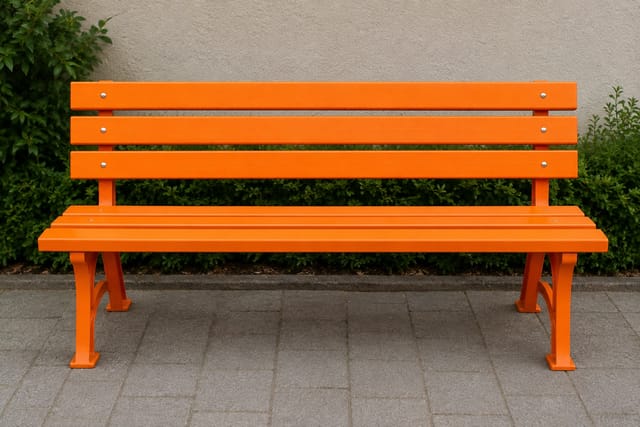 Eine rote oder eine orange Bank?