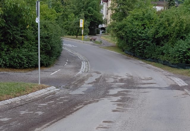 Ein Regenrückhaltebecken für Gerlingen